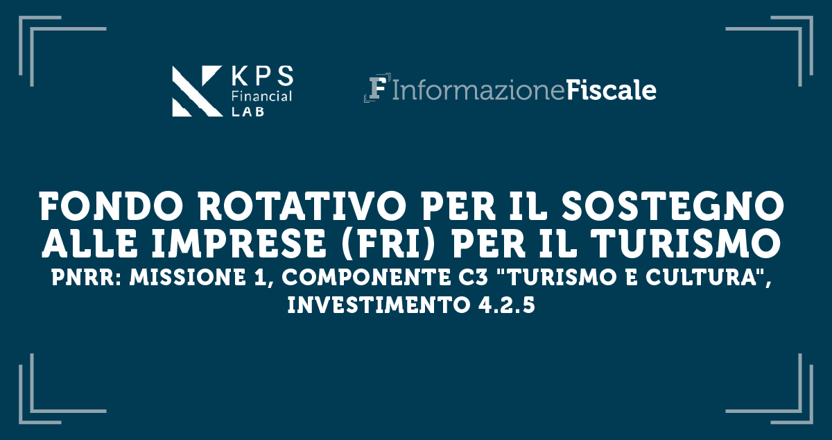 Bando Fri Tur Fondo Rotativo Per Il Sostegno Alle Imprese Per Il Turismo