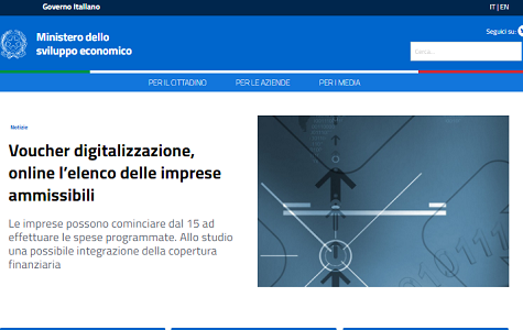 Voucher Digitalizzazione PMI: Elenco Imprese E Nuova Procedura Di ...