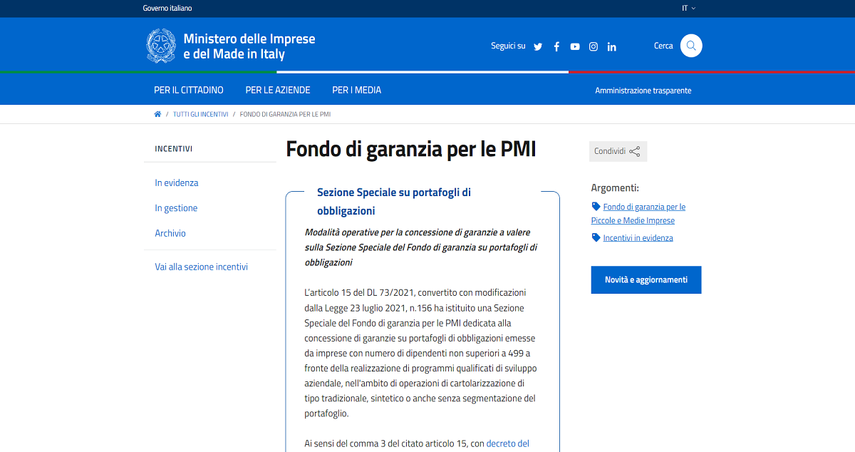 Fondo Garanzia PMI: Cos’è E Come Funziona