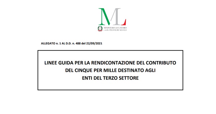 5 Per Mille ETS: Le Linee Guida Per La Rendicontazione Del Contributo