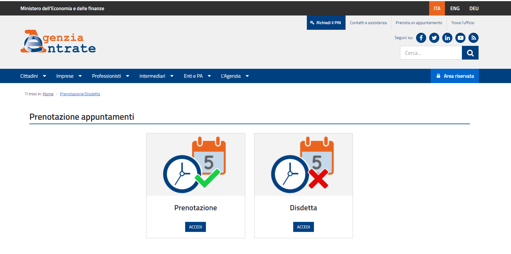 Appuntamento Con L’Agenzia Delle Entrate: Le Istruzioni Sul Servizio Di ...