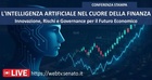 Intelligenza artificiale nella finanza: appuntamento il 21 ottobre in Senato