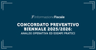 Concordato preventivo biennale e perdite pregresse