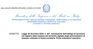 Amministratori di società: le indicazioni sull'obbligo di domicilio digitale e sulla PEC