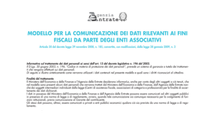 Il modello EAS per le associazioni: fac simile, istruzioni e scadenza