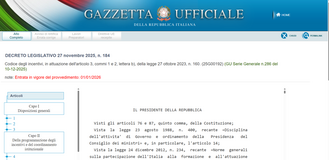 Codice incentivi e polizza CAT